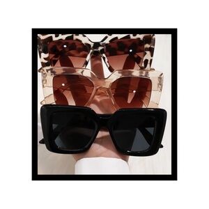 COPY - 3pcs Cat Eye Fashion Glasses For Women Anti Glare Sun Shades Glas…